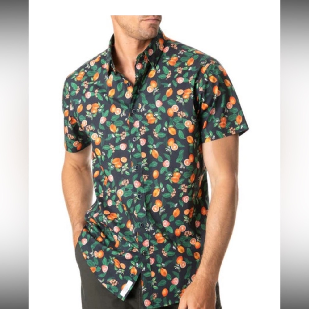 Rodd and Gunn Citrus button up short sleeve
